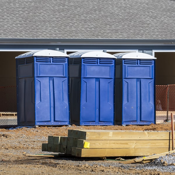 what is the maximum capacity for a single portable restroom in Salisbury Mills New York